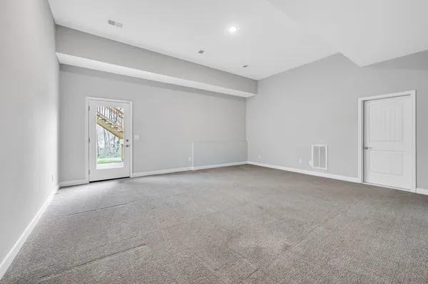 a view of an empty room