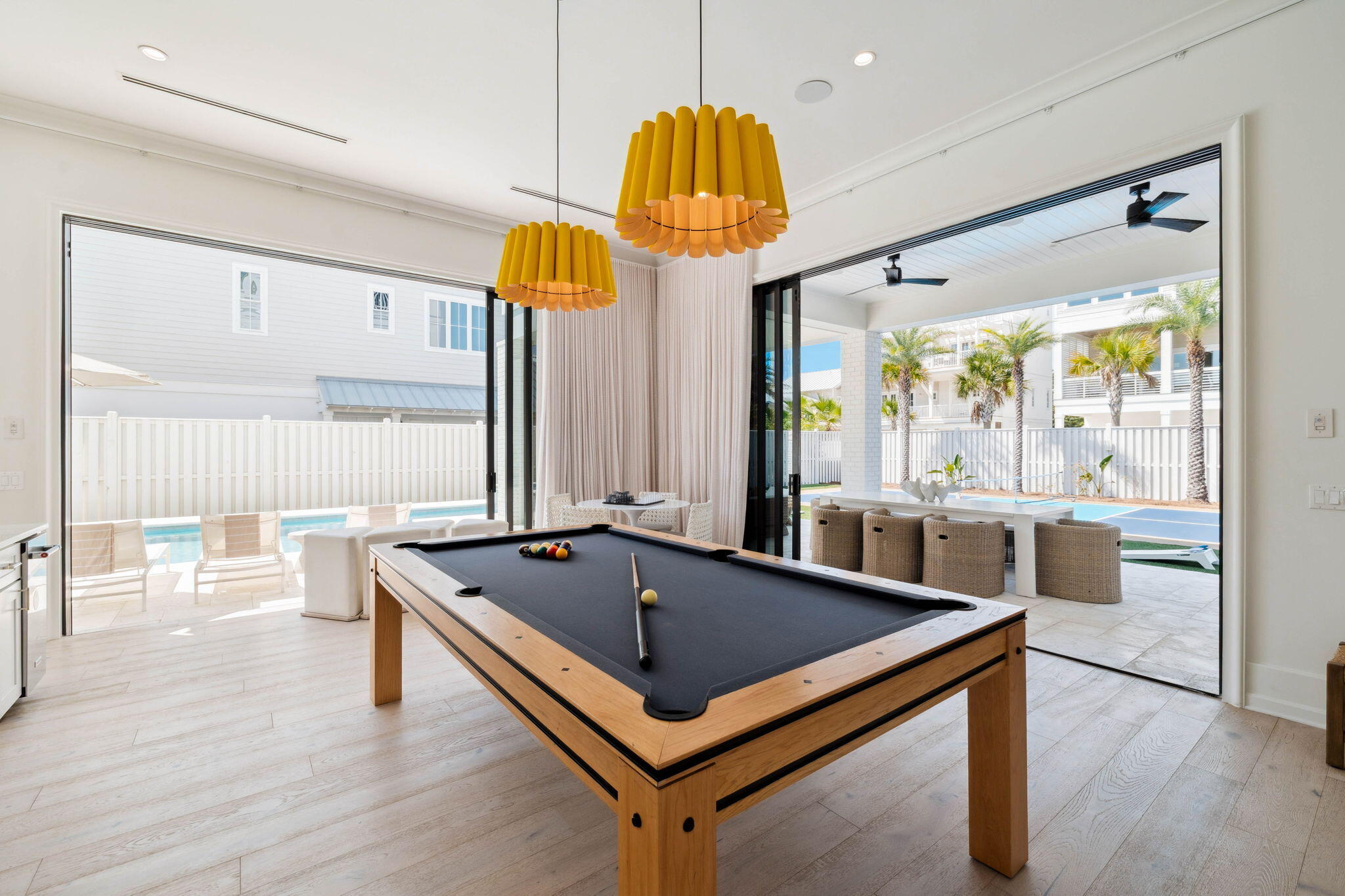 329 Winston Ln Inlet Beach Inlet Beach, FL 32461 - Photo 19 of 95 a living room with a table or chairs and a wooden floor