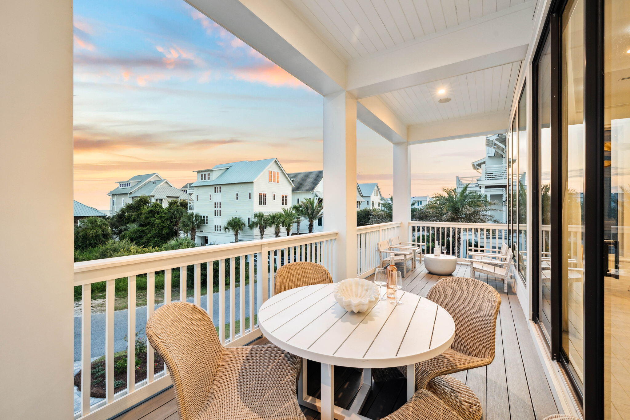 329 Winston Ln Inlet Beach Inlet Beach, FL 32461 - Photo 44 of 95 a view of a city from a dining room with furniture window and wooden floor