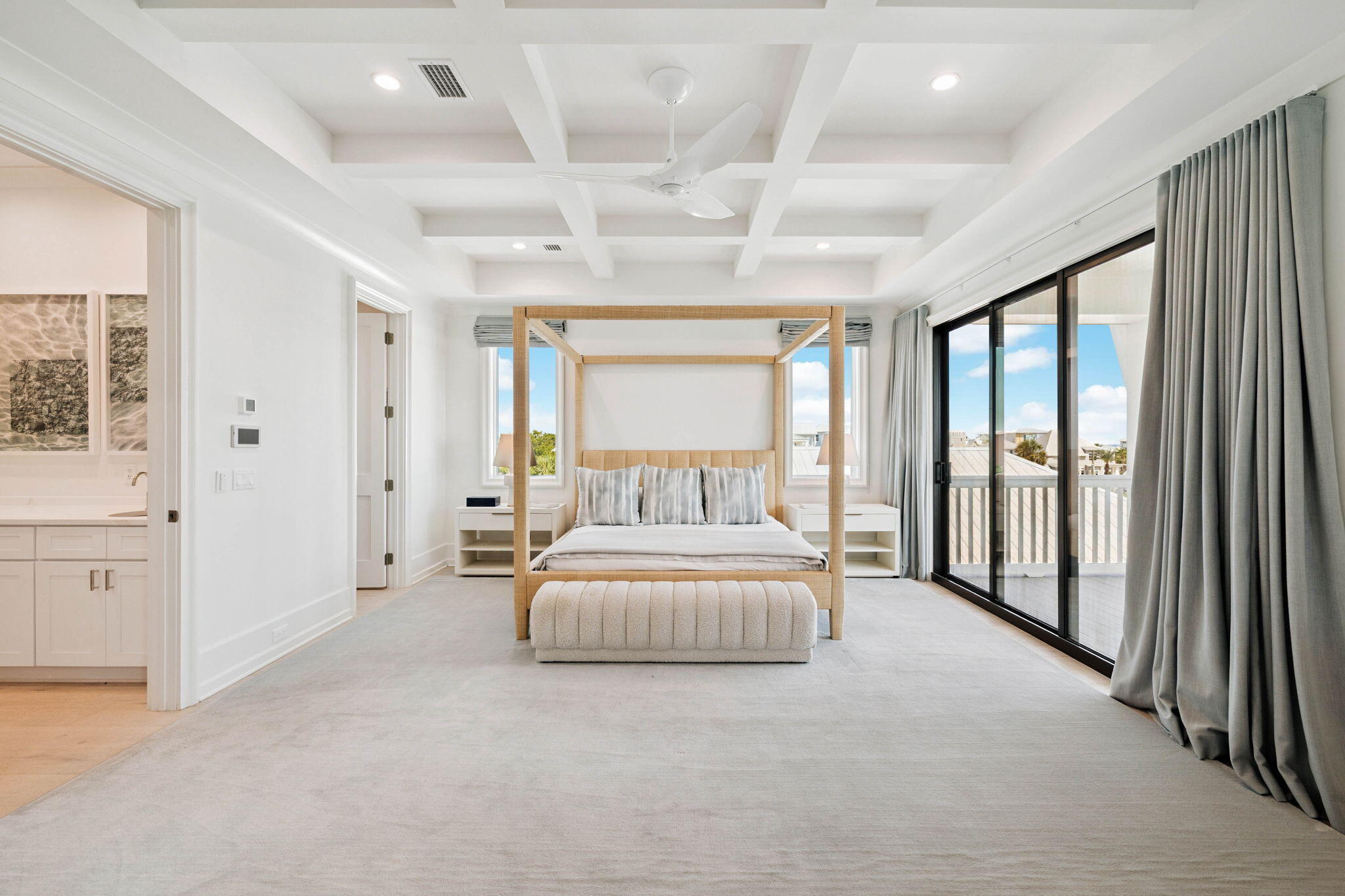 329 Winston Ln Inlet Beach Inlet Beach, FL 32461 - Photo 60 of 95 a spacious bedroom with a large bed and a large window