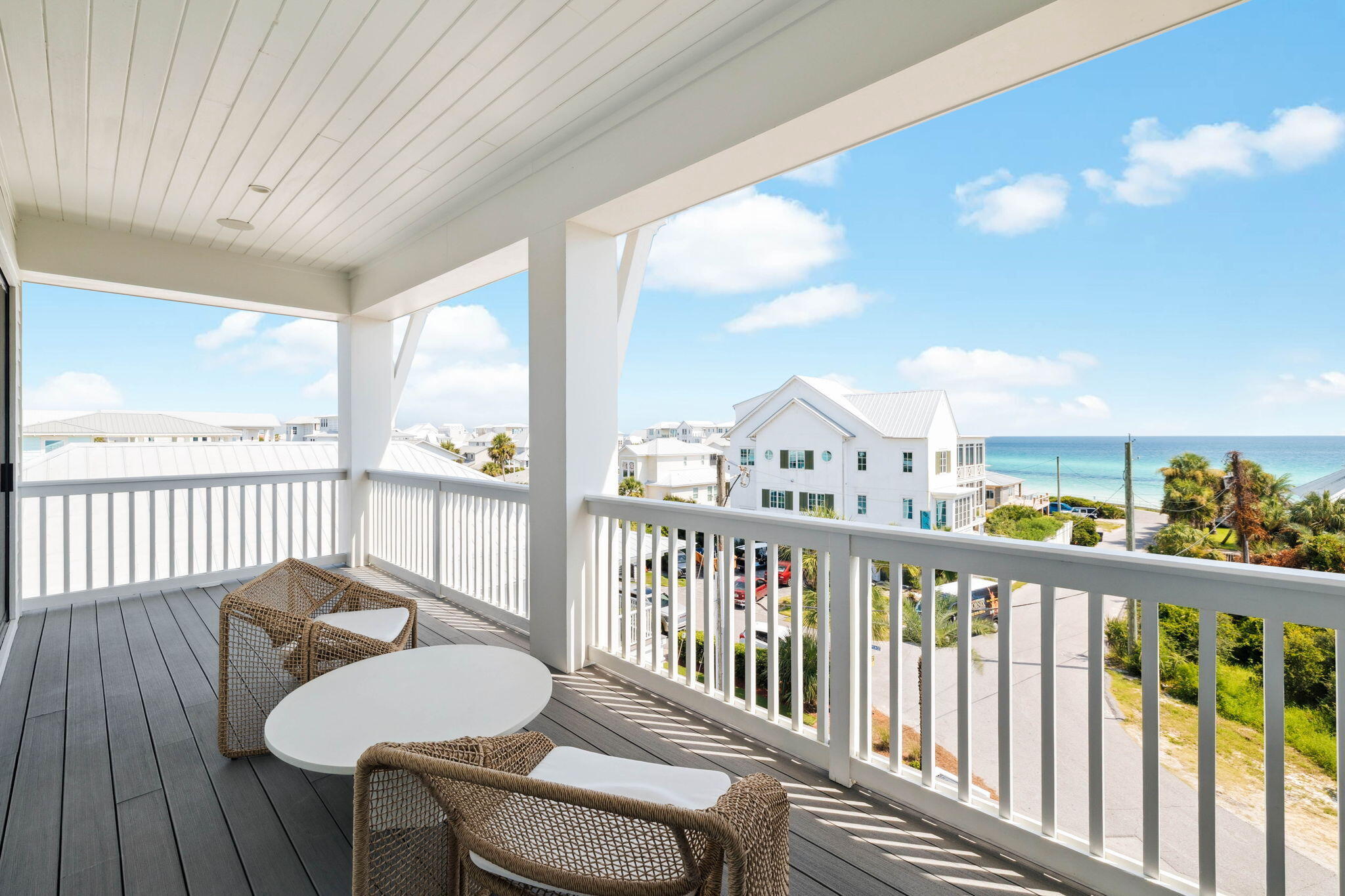 329 Winston Ln Inlet Beach Inlet Beach, FL 32461 - Photo 68 of 95 a view of a balcony with chair and wooden floor