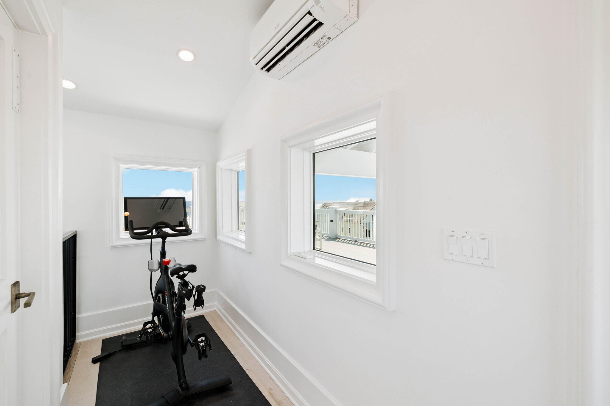 329 Winston Ln Inlet Beach Inlet Beach, FL 32461 - Photo 69 of 95 a view of a room with gym equipment and a window