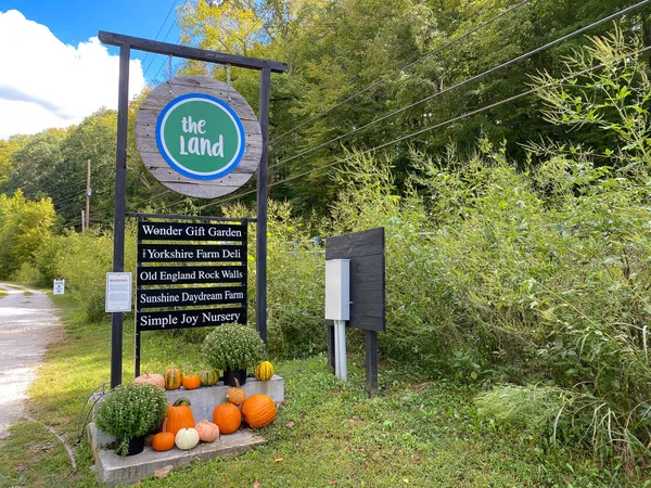 a view of a lake with a big yard