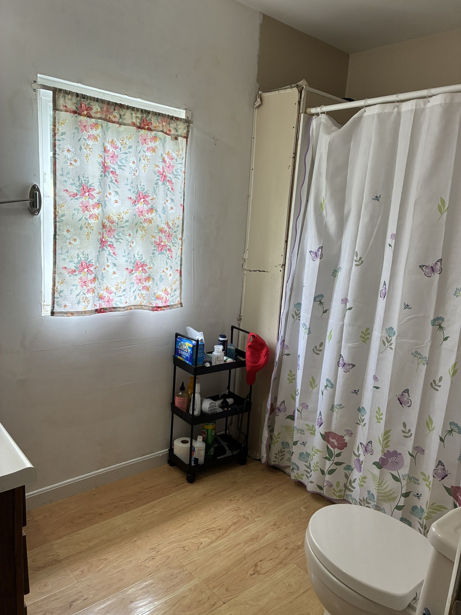 2765 Birdsong Road Camden, TN 38320 - Photo 13 of 18 a bathroom with a toilet and a shower curtain