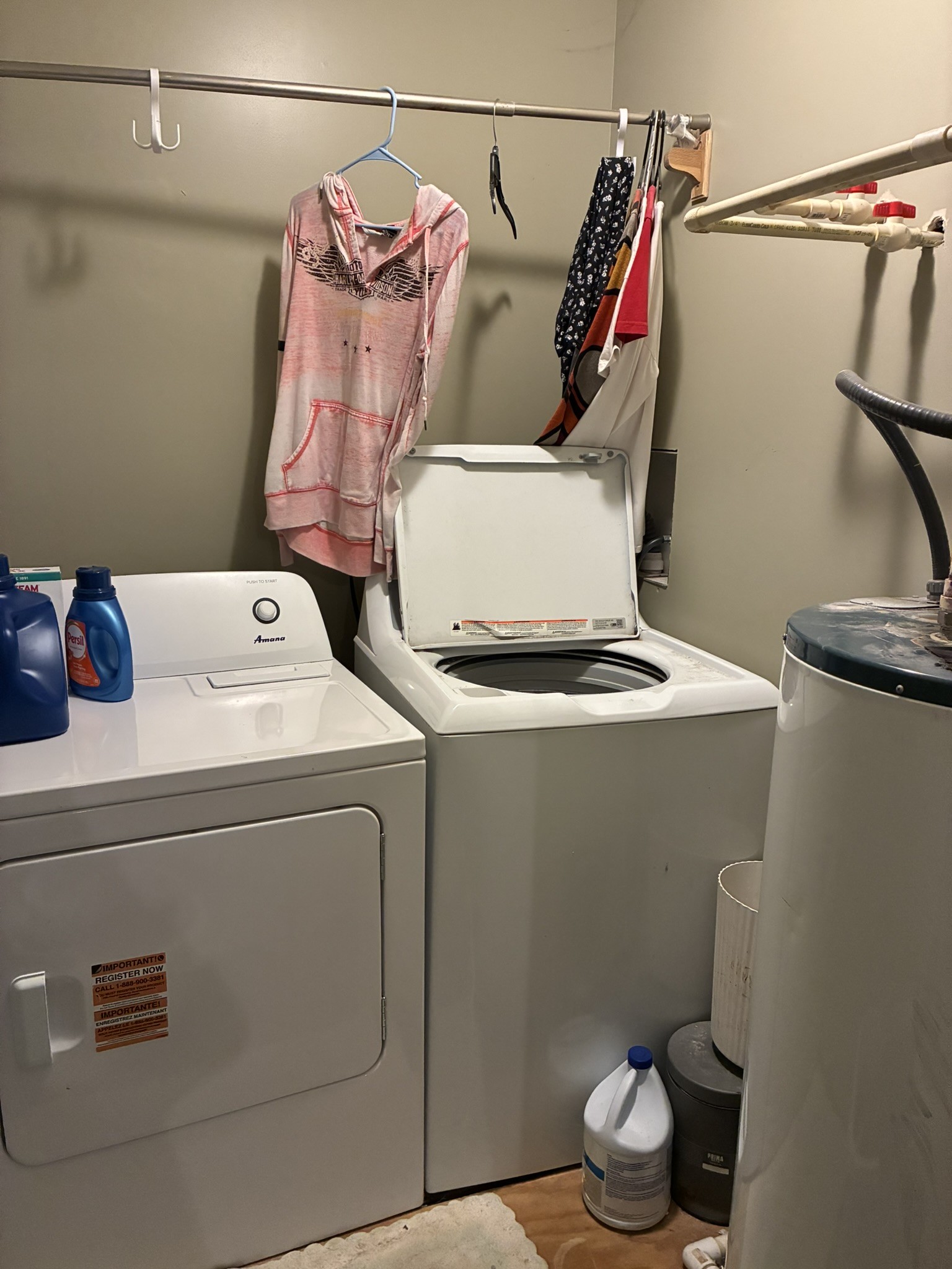 2765 Birdsong Road Camden, TN 38320 - Photo 14 of 18 a utility room with dryer and washer