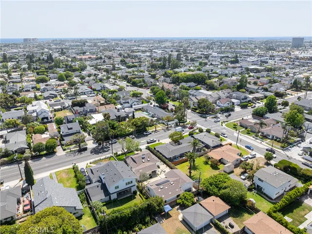 an aerial view of a city with lots of residential buildings