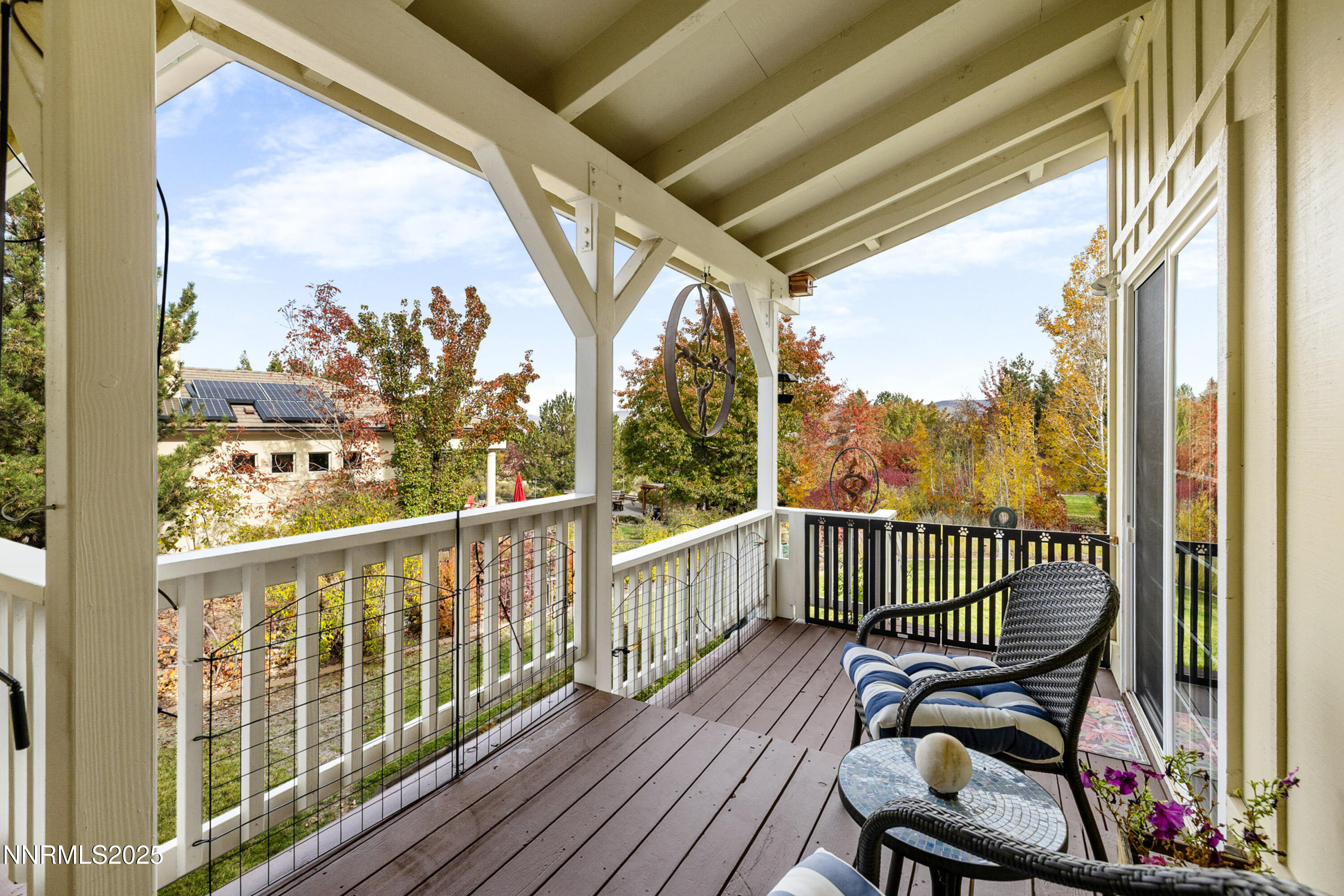 14240 Bandolier Court Reno, NV 89511 - Photo 18 of 47 a view of a two chair in the balcony