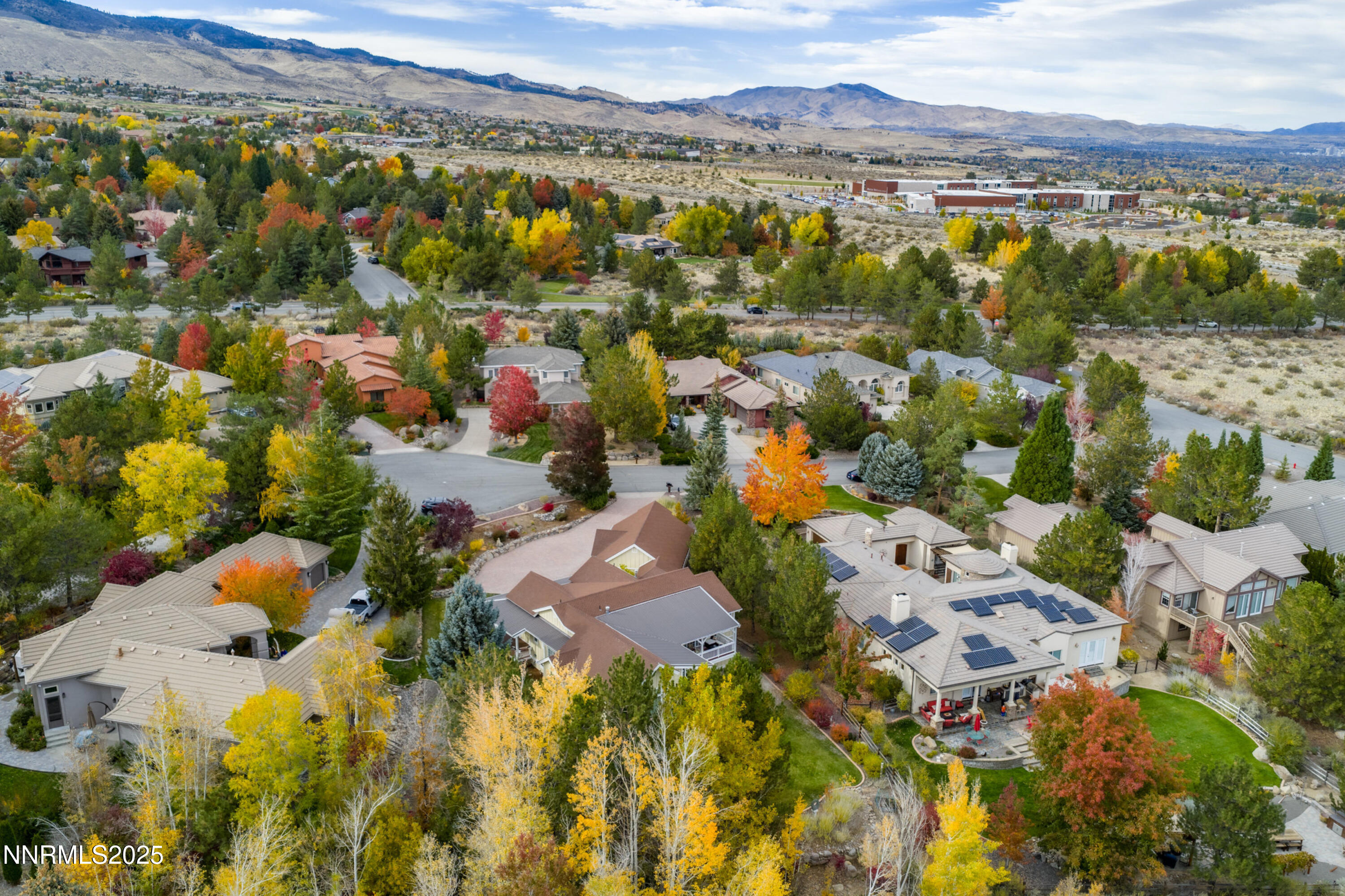14240 Bandolier Court Reno, NV 89511 - Photo 46 of 47 an aerial view of residential houses with outdoor space