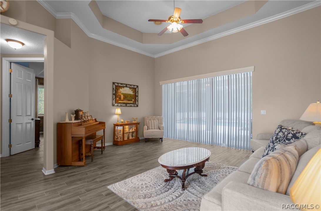 1 Stokesia Court South Homosassa, FL 34446 - Photo 7 of 50 Living Room with access to pool