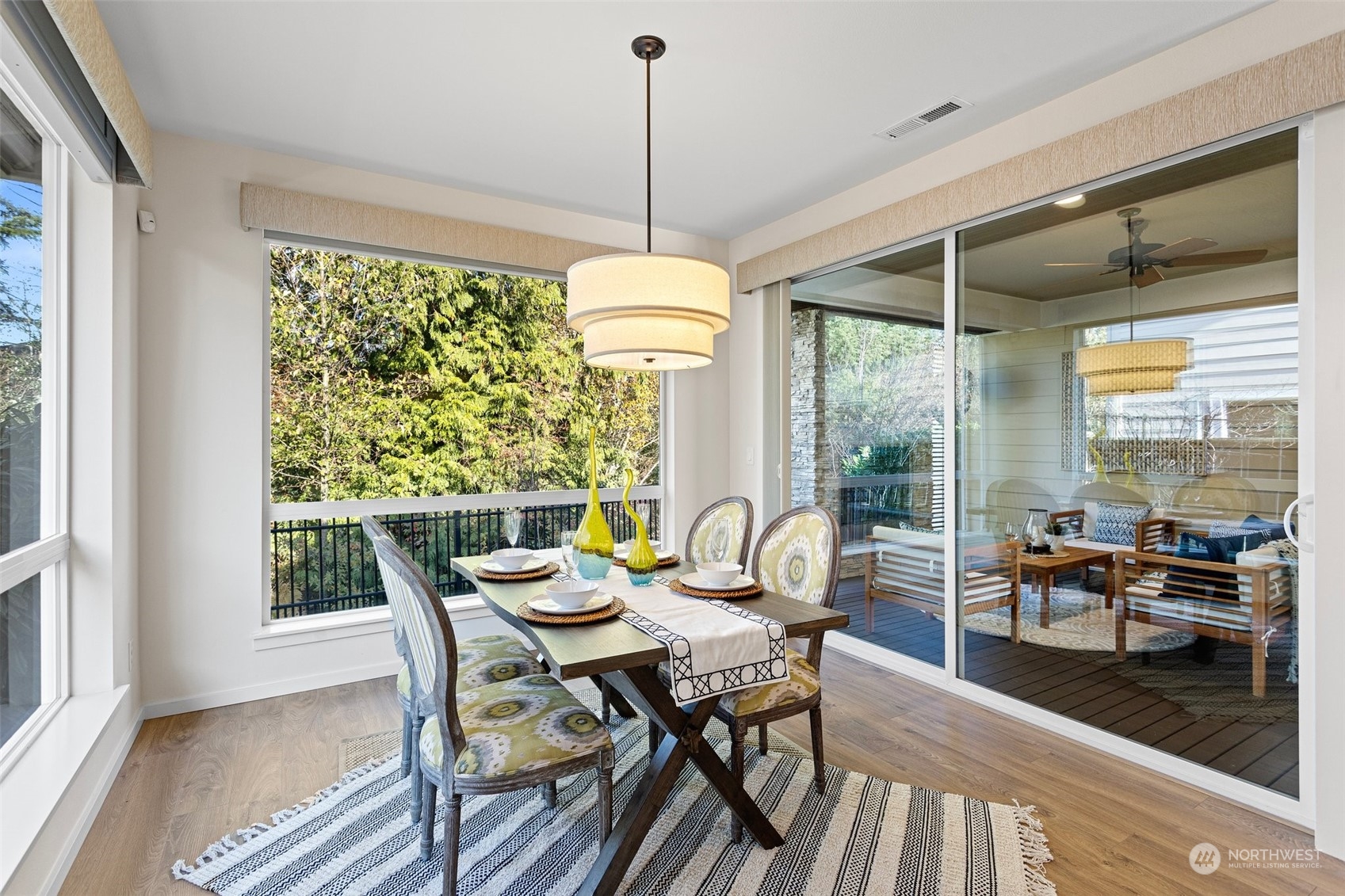 3917 171st Street Southeast Bothell, WA 98012 - Photo 11 of 33 a view of a dining room with furniture window and outside view