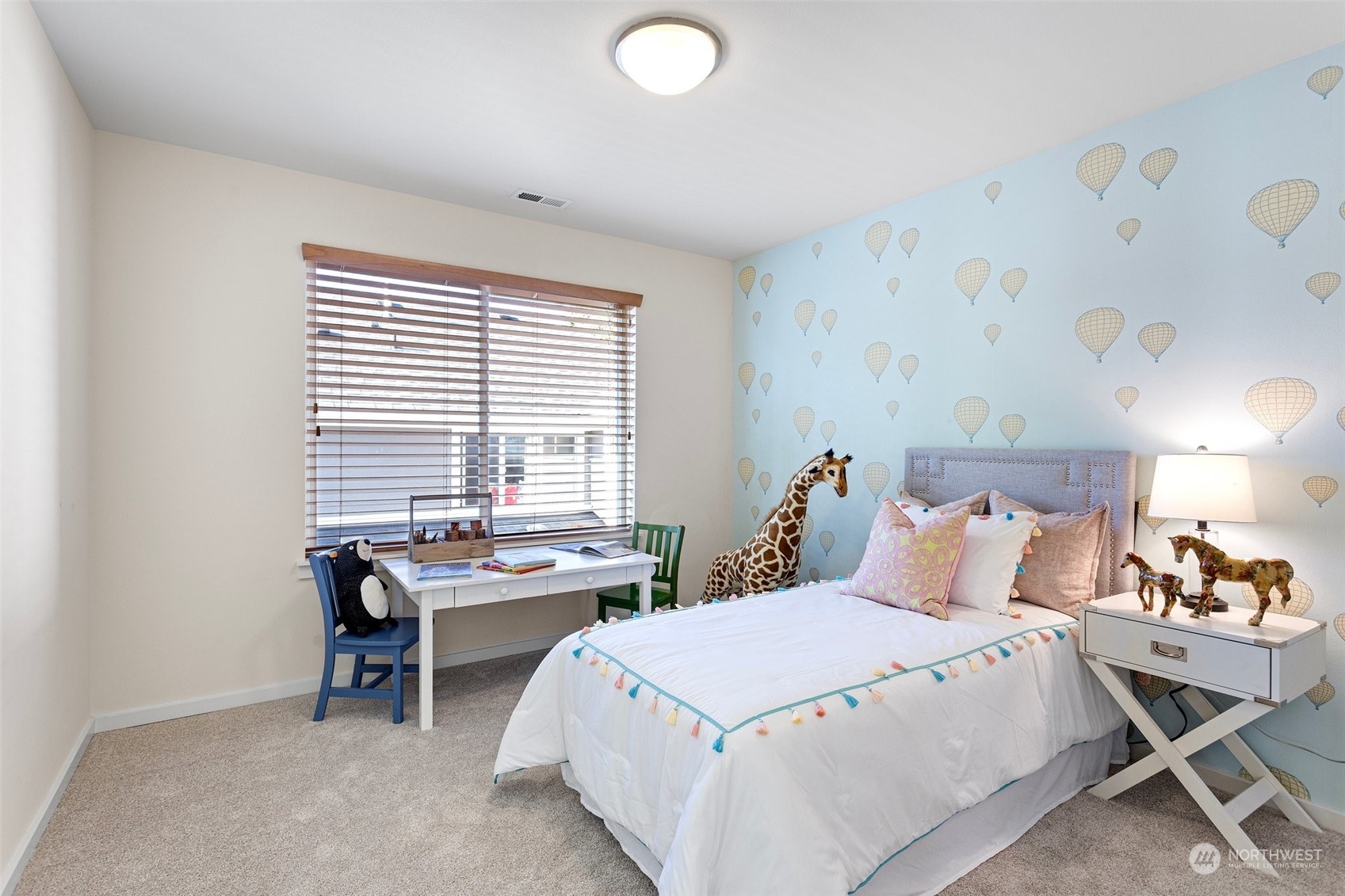 3917 171st Street Southeast Bothell, WA 98012 - Photo 25 of 33 a bedroom with a bed and a desk