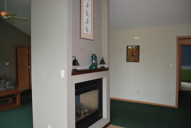 126 Windward Lane Rochelle, IL 61068 - Photo 7 of 25 a room with a fireplace and a desk