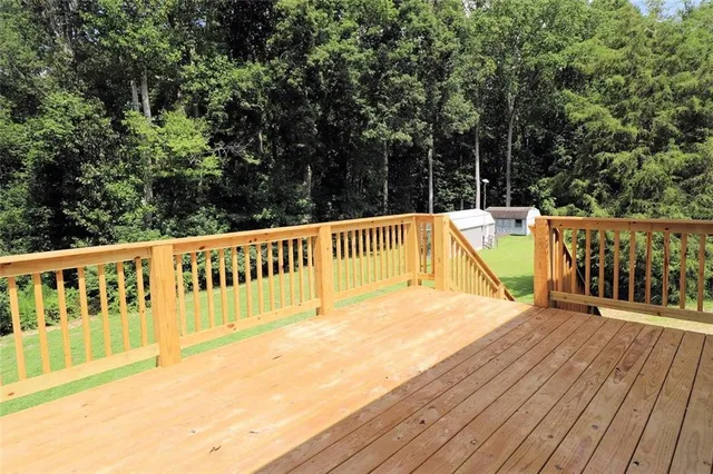 a view of a roof deck