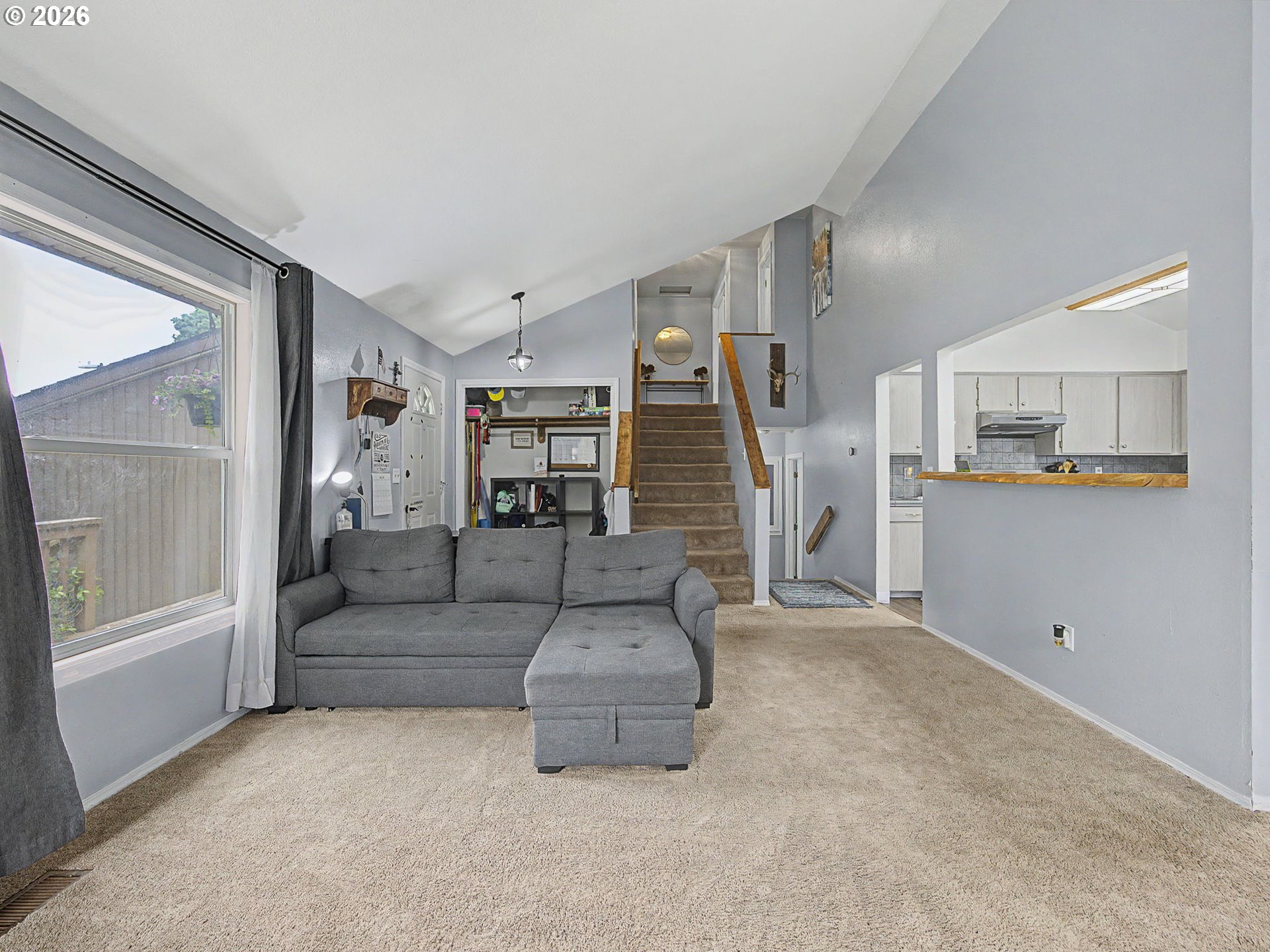 18015 Davis Street Sandy, OR 97055 - Photo 7 of 40 a living room with furniture and a wooden floor