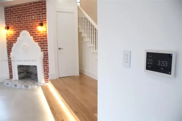 a stove top oven sitting inside of a kitchen