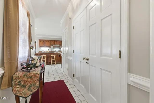 a bedroom with a bed and furniture