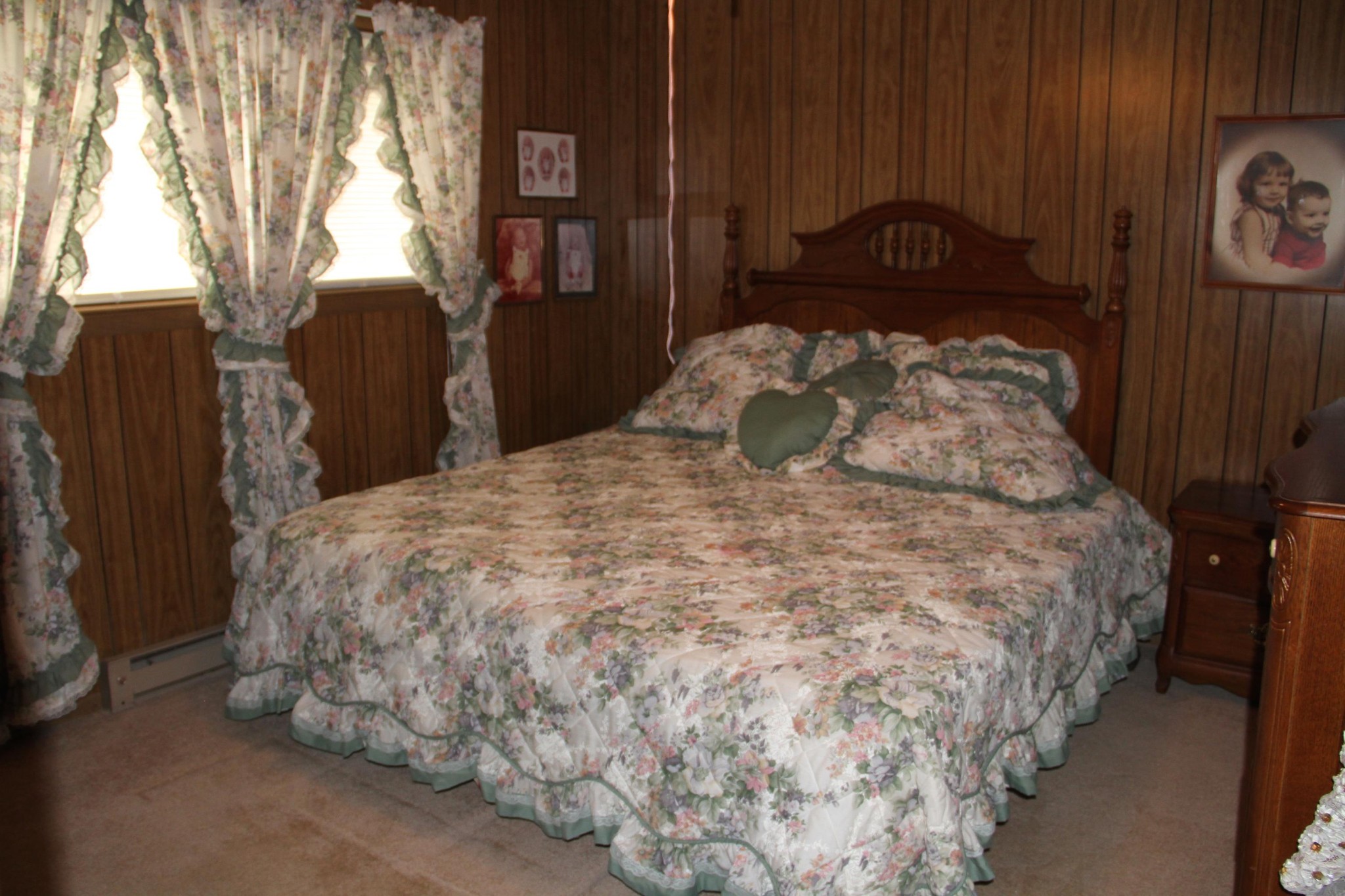 1111 Carding Machine Road Loudon, TN 37774 - Photo 12 of 21 a bed sitting in a bedroom next to a window with lamp