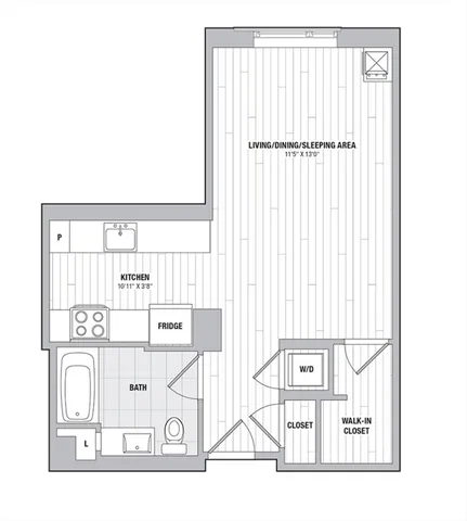 $3,195 | 99 Kneeland Street, Unit 511, Boston, MA 02111