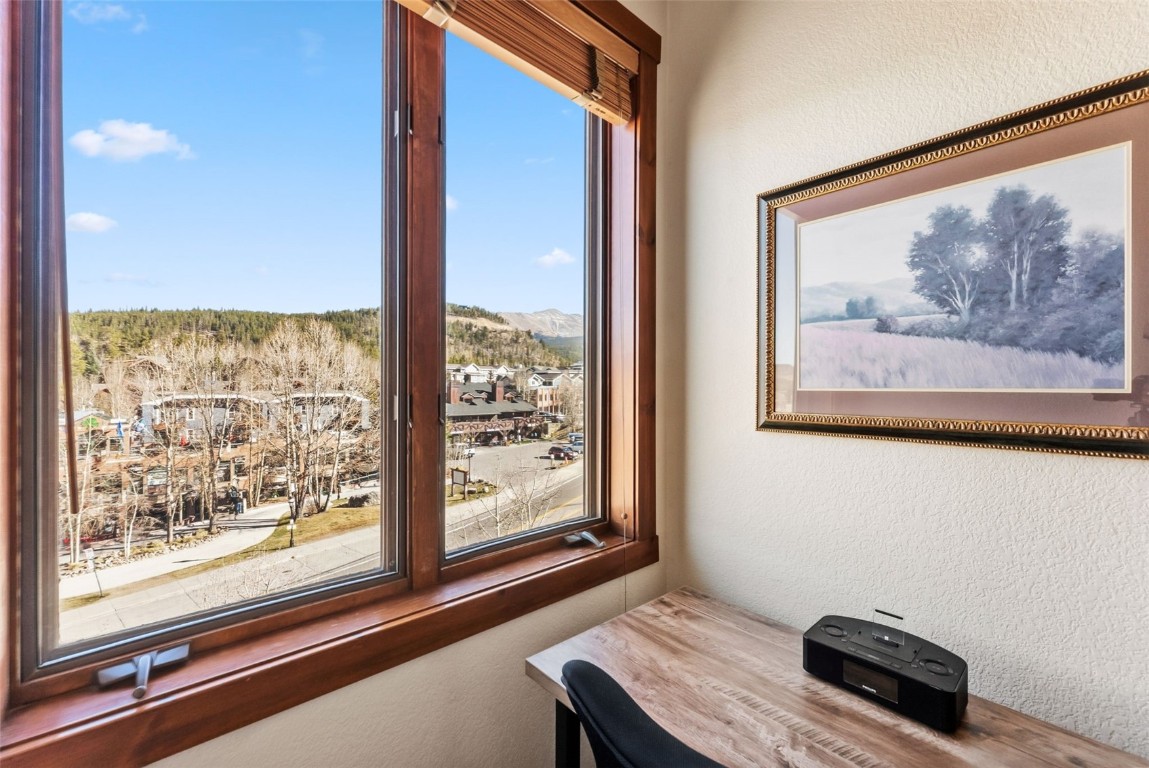 505 South Main Street, Unit 2403 Breckenridge, CO 80424 - Photo 13 of 29 a room with a large window and bed