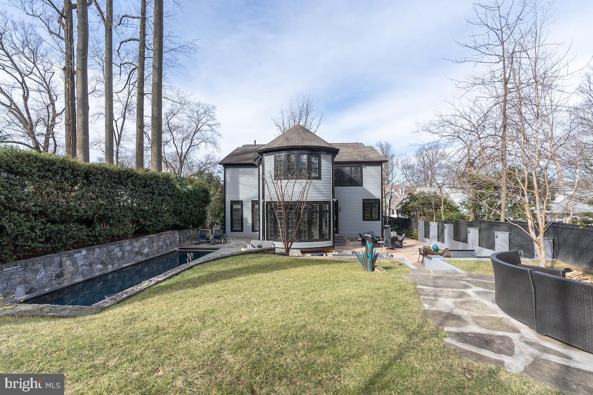 7803 Radnor Road Bethesda, MD 20817 - Photo 2 of 51 10’ x 40’ pool, custom stone fire-pit and more