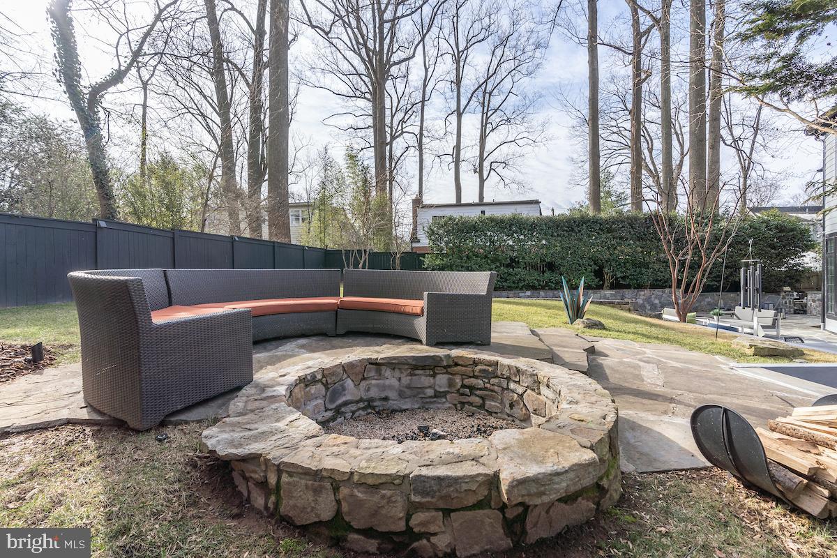 7803 Radnor Road Bethesda, MD 20817 - Photo 44 of 51 The fire pit is always a fun place to gather