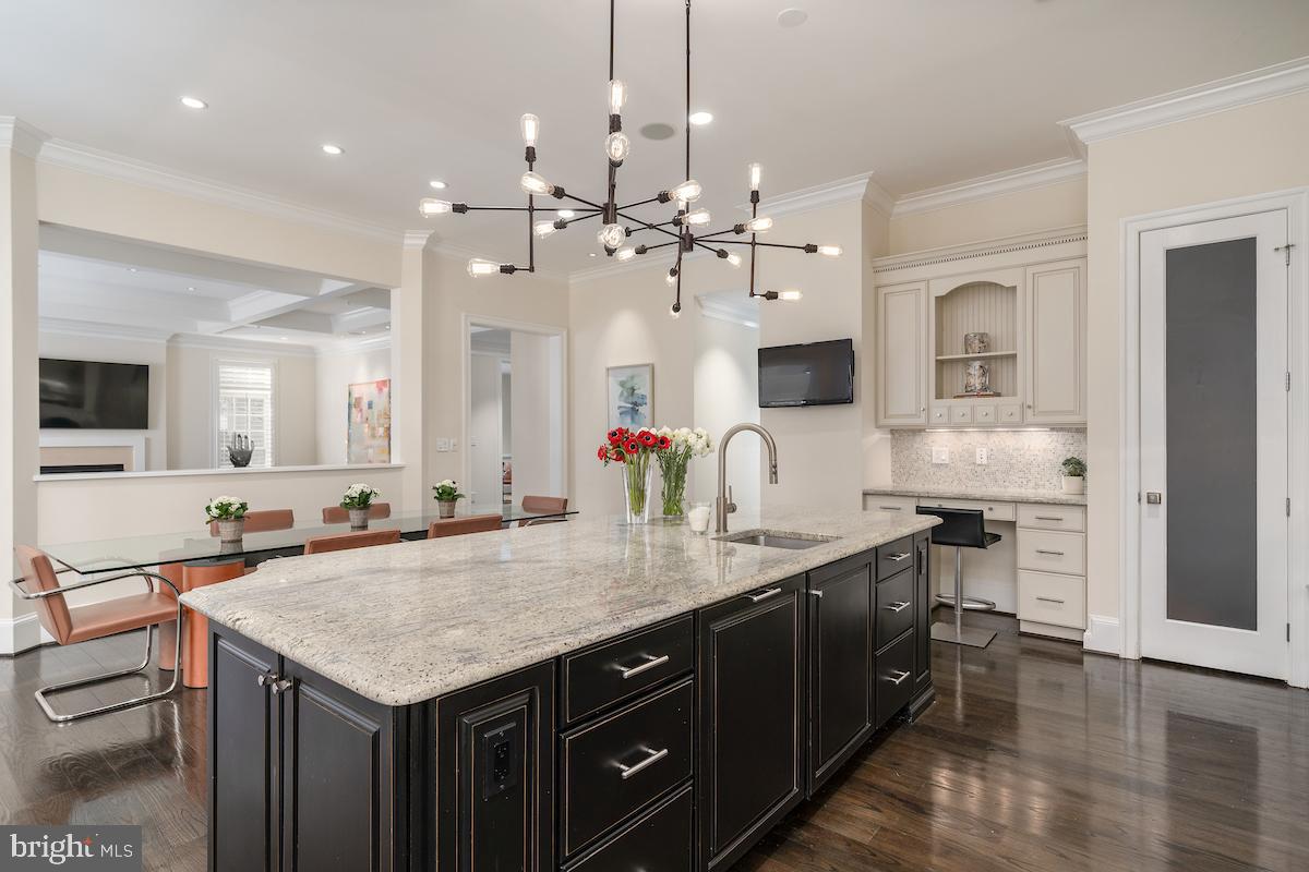 7803 Radnor Road Bethesda, MD 20817 - Photo 10 of 51 Oversized kitchen island with bar seating