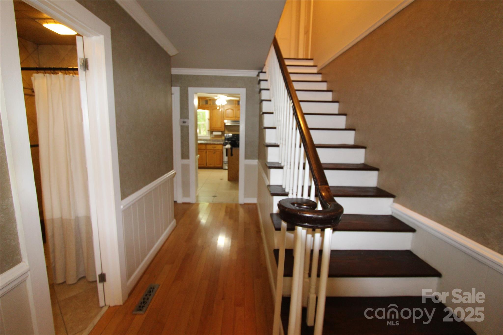 344 Lucas Road Star, NC 27356 - Photo 13 of 32 a view of entryway with wooden floor