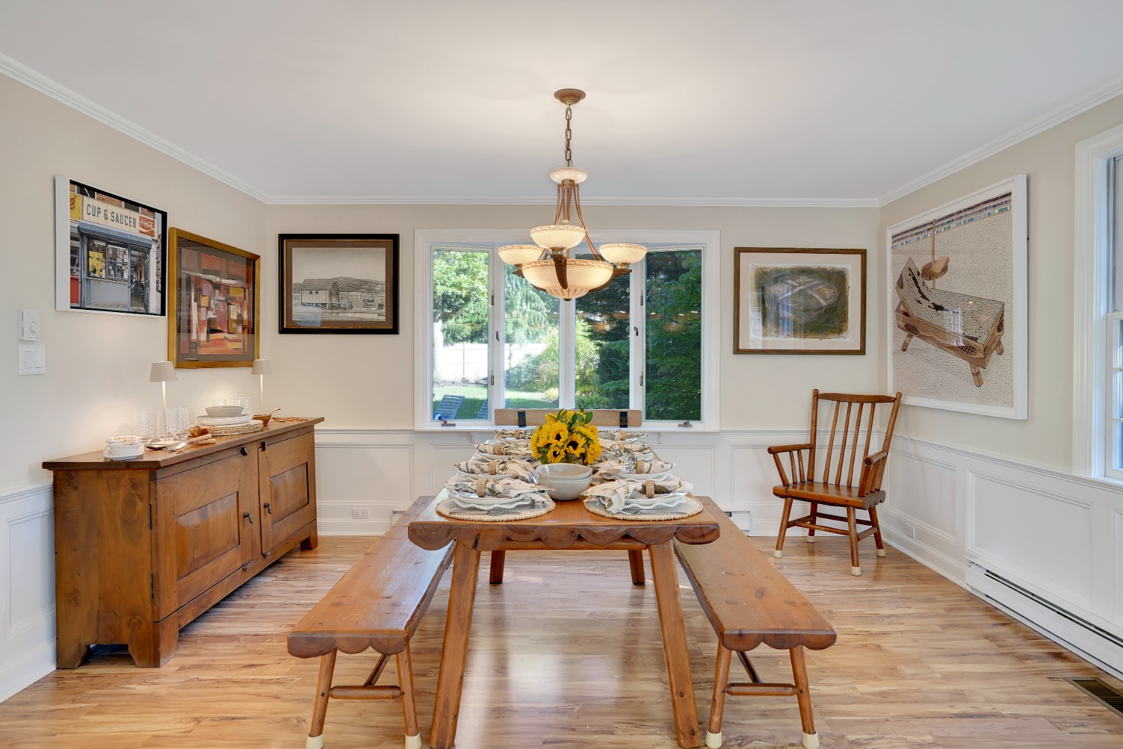 28 Pine Tree Lane Vineyard Haven, MA 02568 - Photo 15 of 61 a outdoor space with furniture lots of furniture and wooden floor