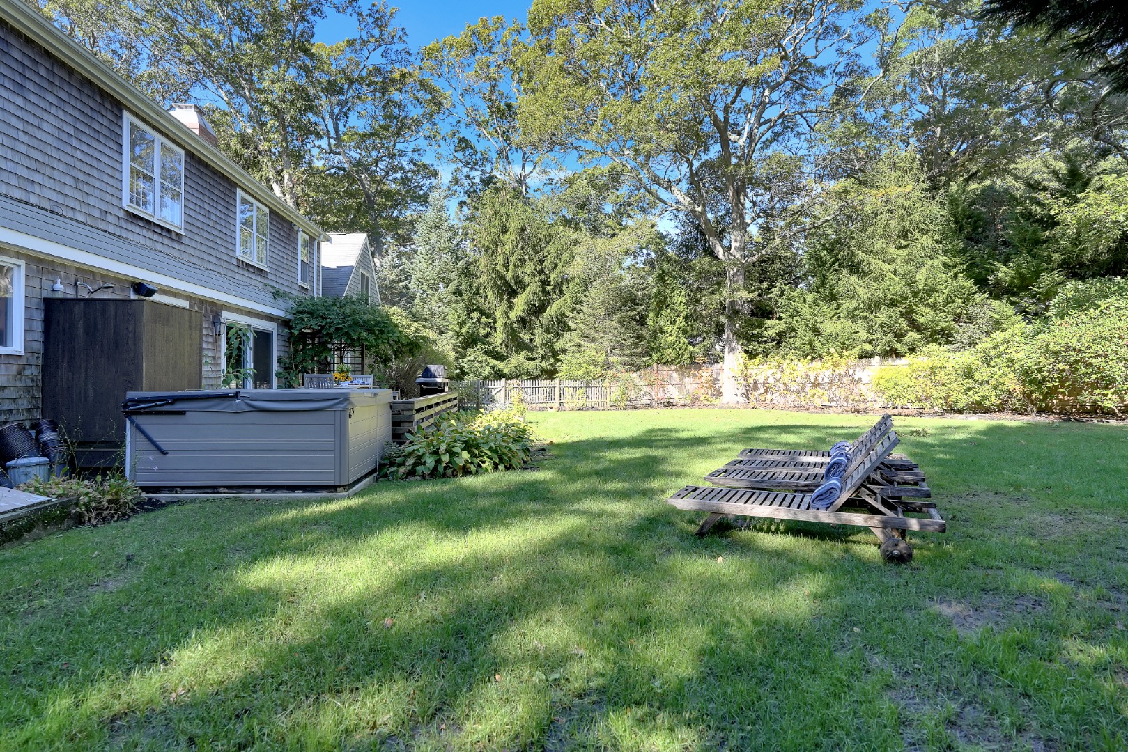 28 Pine Tree Lane Vineyard Haven, MA 02568 - Photo 25 of 61 a garden view with a seating space