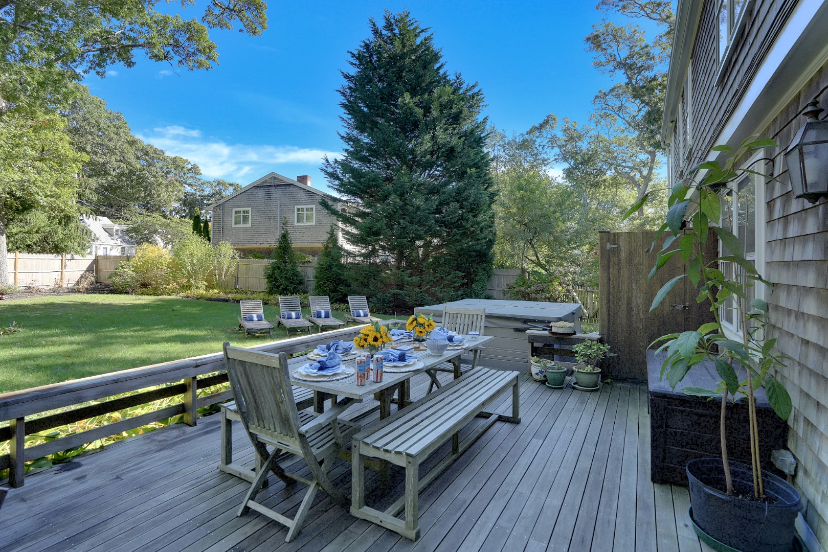 28 Pine Tree Lane Vineyard Haven, MA 02568 - Photo 26 of 61 a outdoor view with a sitting space