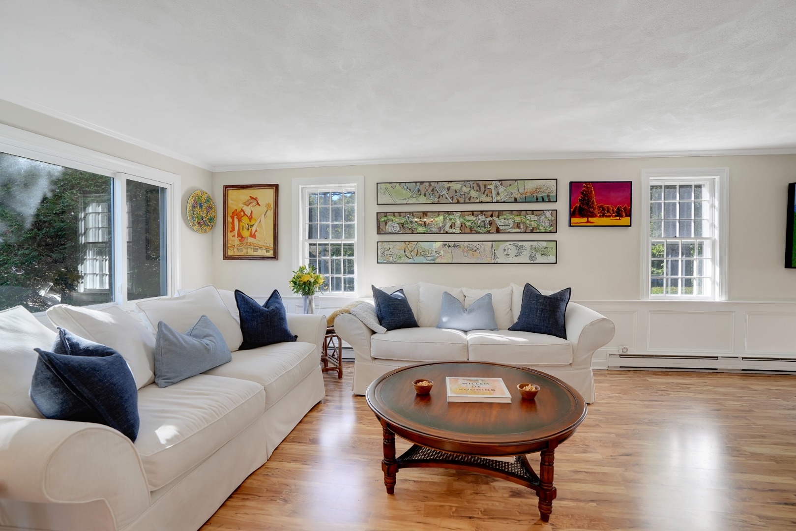 28 Pine Tree Lane Vineyard Haven, MA 02568 - Photo 10 of 61 a living room with furniture and a wooden floor