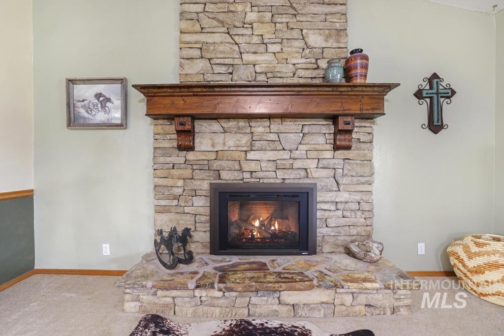 213 Sage Road West Jerome, ID 83338 - Photo 12 of 50 Detailed view of a stone fireplace