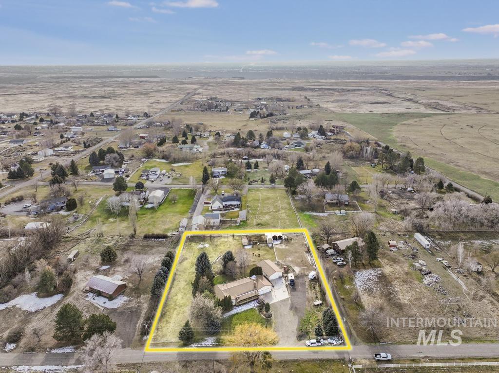 213 Sage Road West Jerome, ID 83338 - Photo 43 of 50 Overview of rural landscape with property parcel outlined
