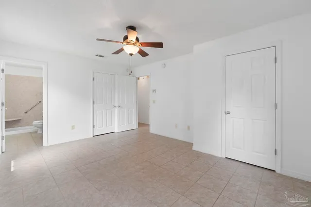 a view of an empty room