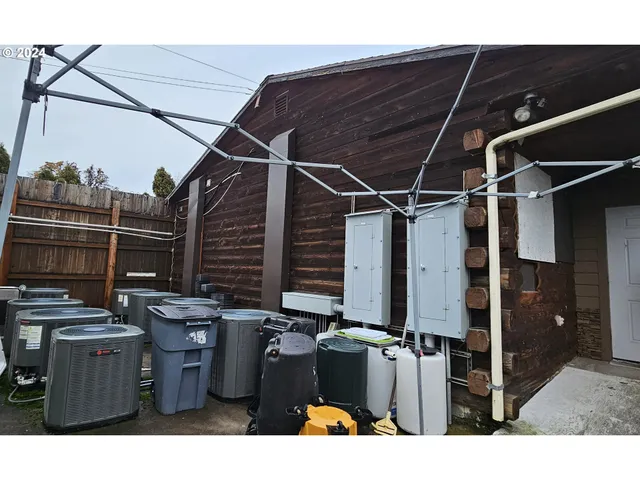 a view of storage and utility room