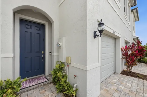 a view of a entrance