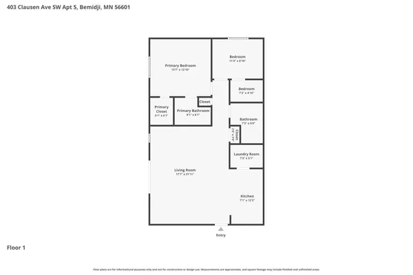 $234,750 | 403 Clausen Avenue Southwest, Unit 5, Bemidji, MN 56601