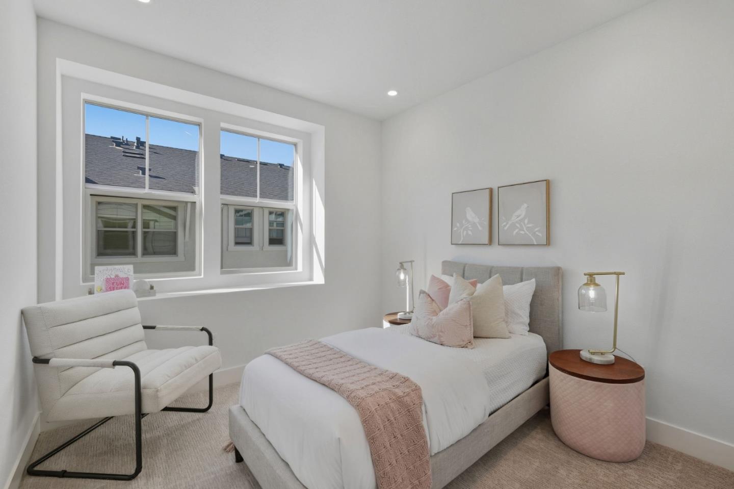 184 Oak Circle Walnut Creek, CA 94597 - Photo 17 of 24 a bedroom with a bed and a window