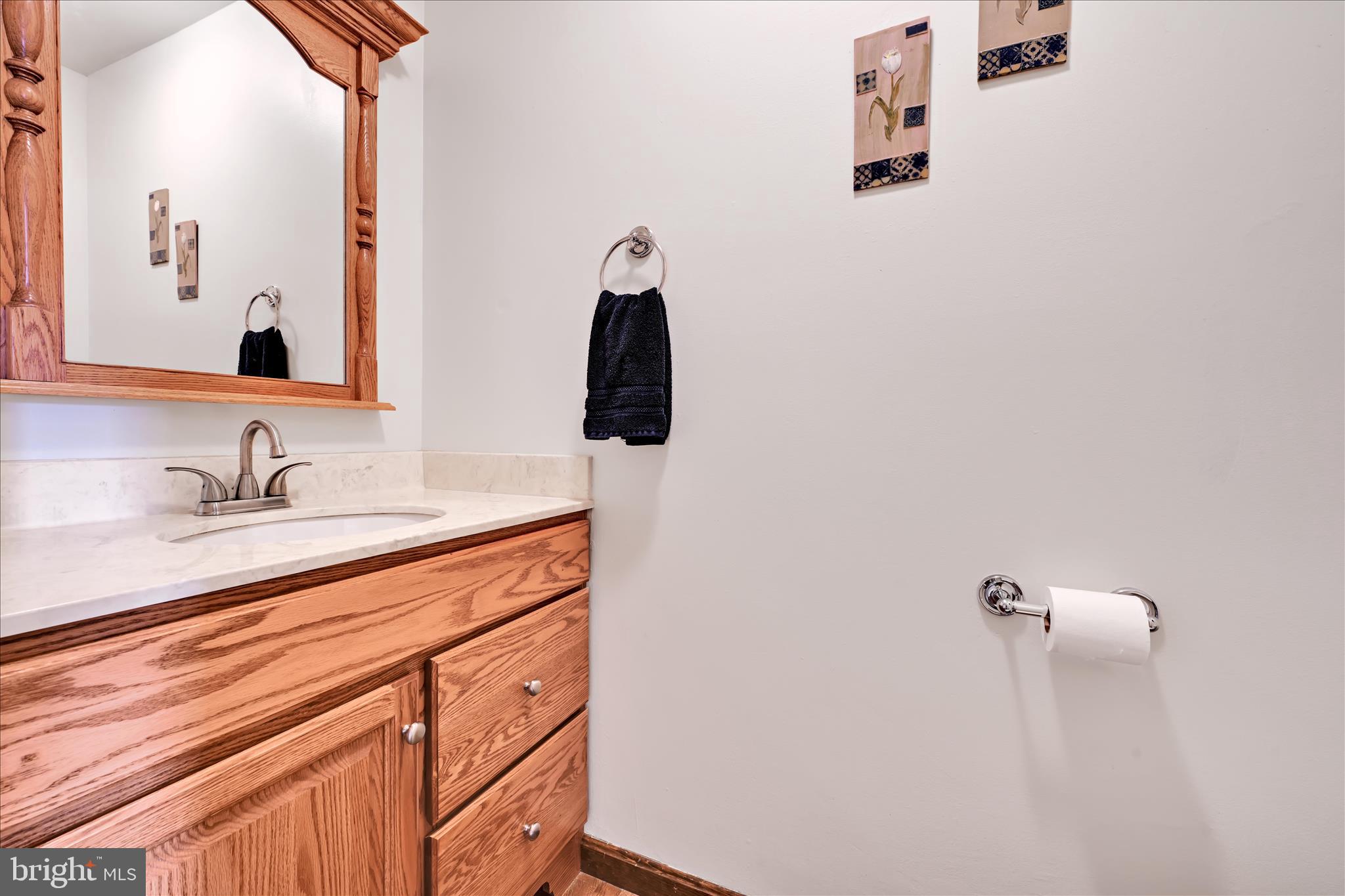 921 Acri Road Mechanicsburg, PA 17050 - Photo 13 of 46 a bathroom with a sink and a mirror
