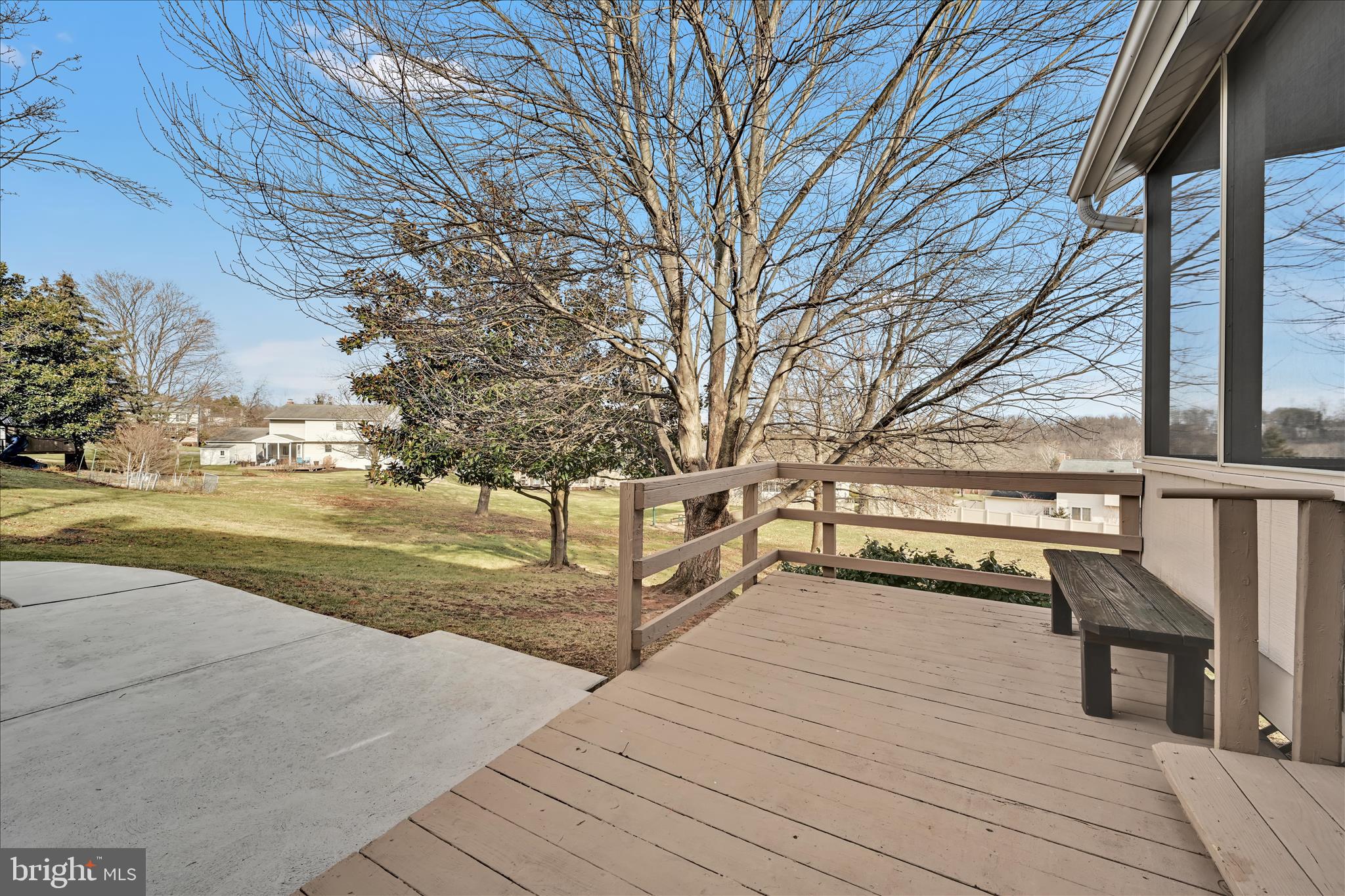 921 Acri Road Mechanicsburg, PA 17050 - Photo 33 of 46 a view of a yard with wooden bridge