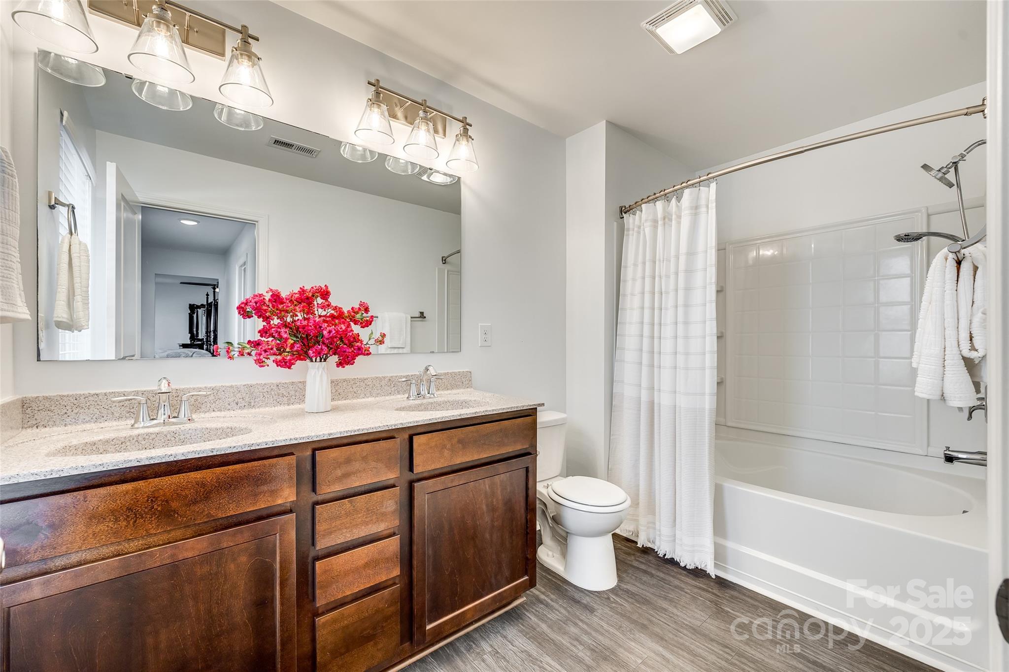 634 Gants Road York, SC 29745 - Photo 30 of 42 a bathroom with a sink toilet and shower
