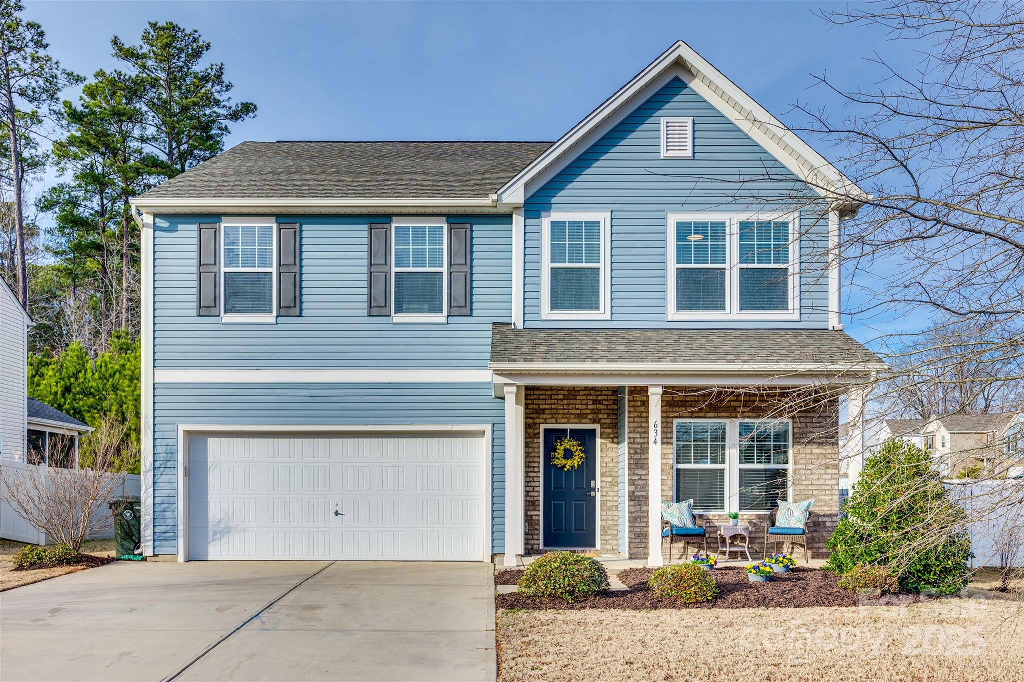 634 Gants Road York, SC 29745 - Photo 3 of 42 front view of a house and a yard