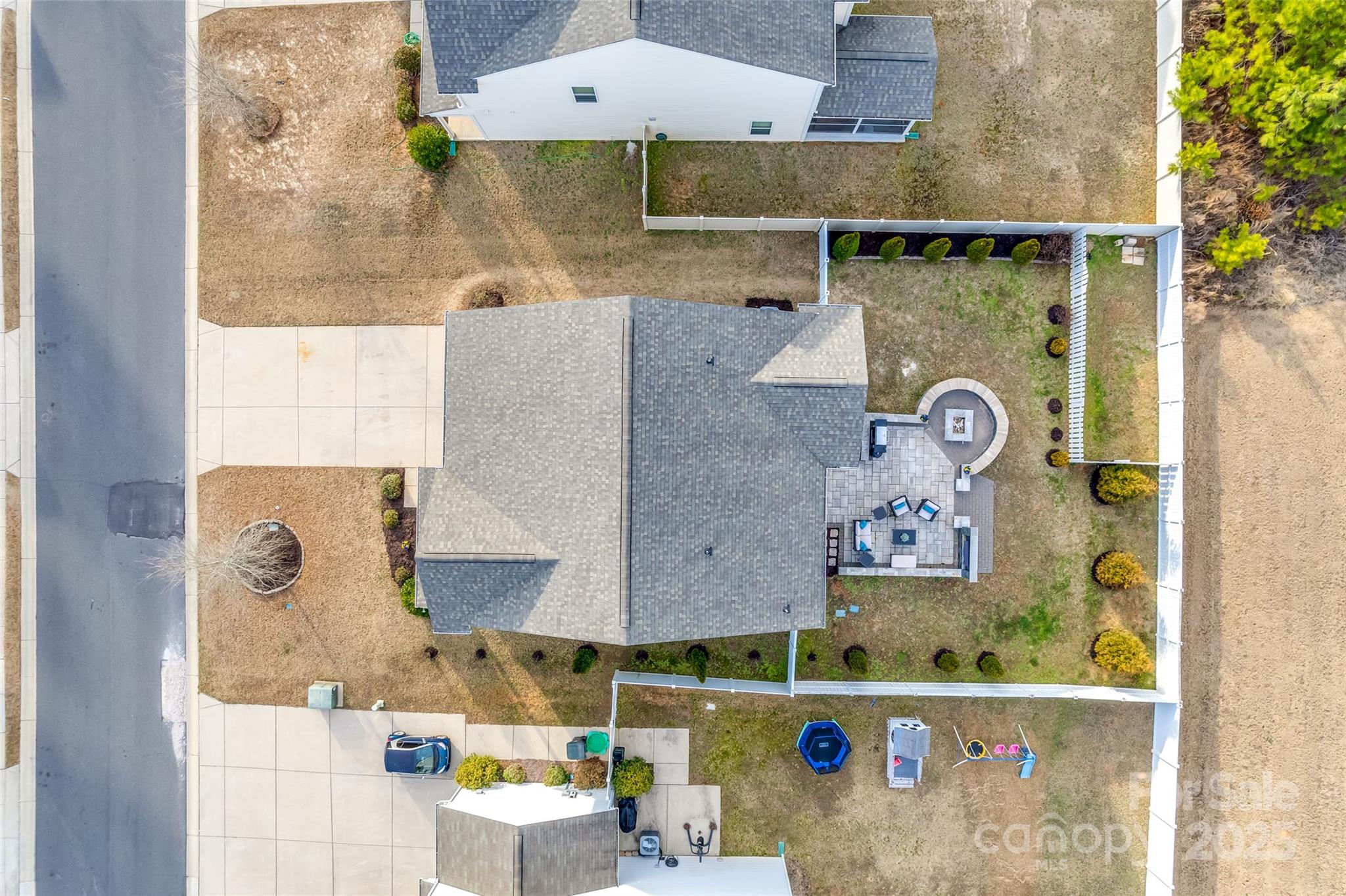 634 Gants Road York, SC 29745 - Photo 39 of 42 an aerial view of residential house with outdoor space and parking