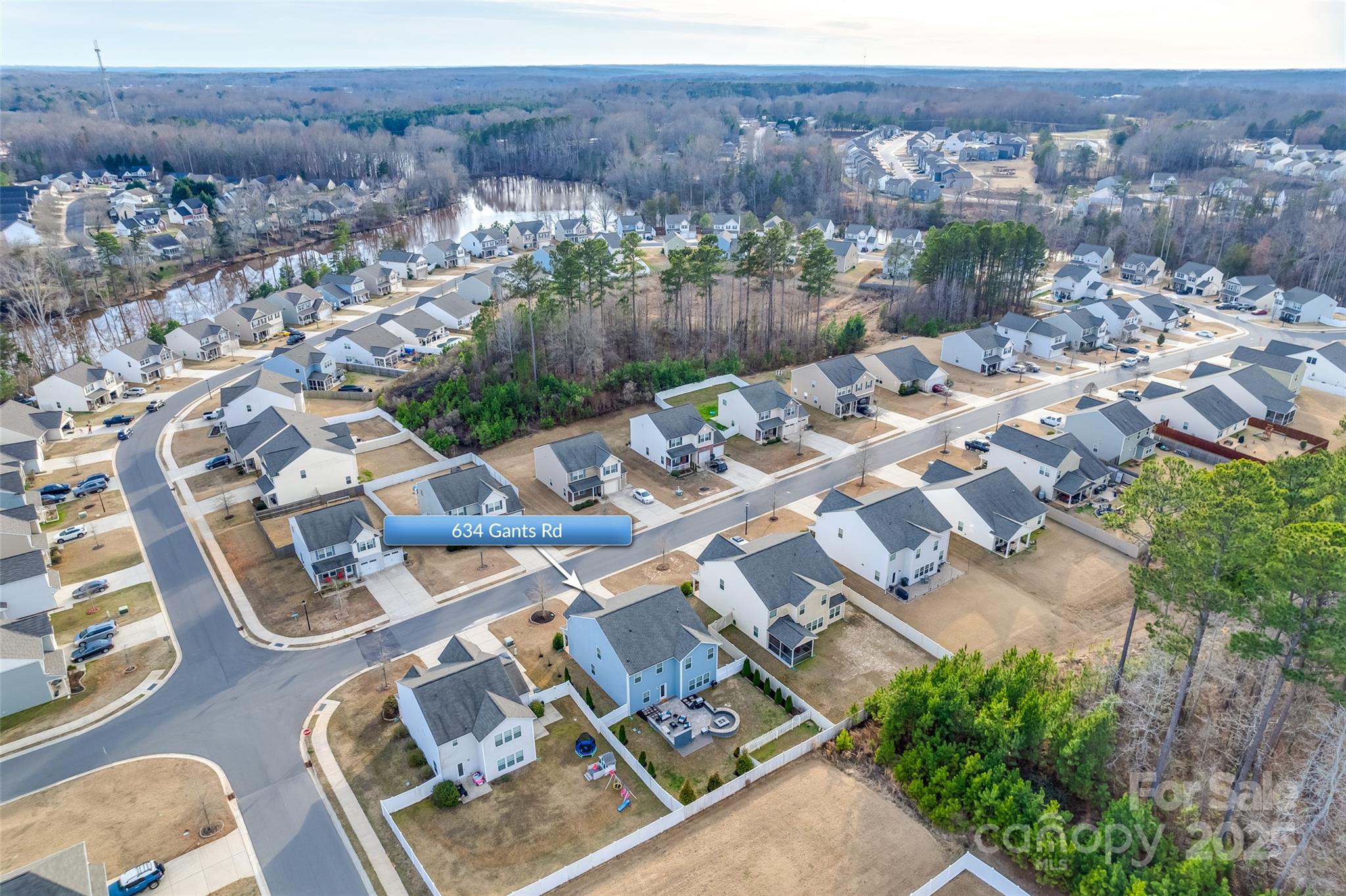 634 Gants Road York, SC 29745 - Photo 41 of 42 an aerial view of multiple house