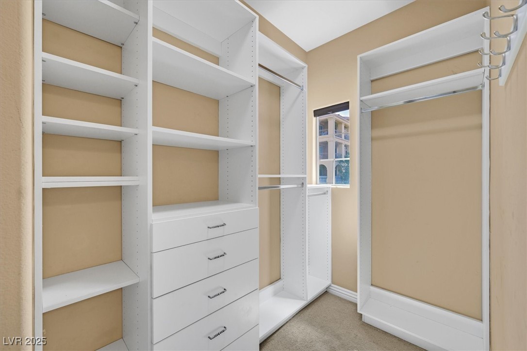 31 Via Mantova, Unit 2 Henderson, NV 89011 - Photo 14 of 30 Walk in closet featuring carpet flooring