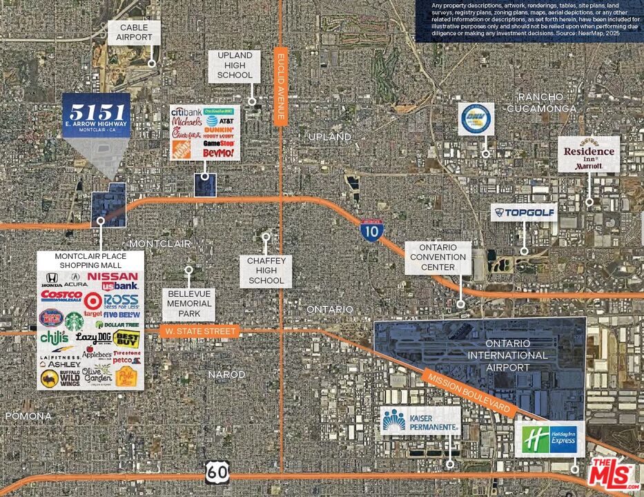 5151 East Arrow Highway Montclair, CA 91763 - Photo 2 of 2 a picture of street sign