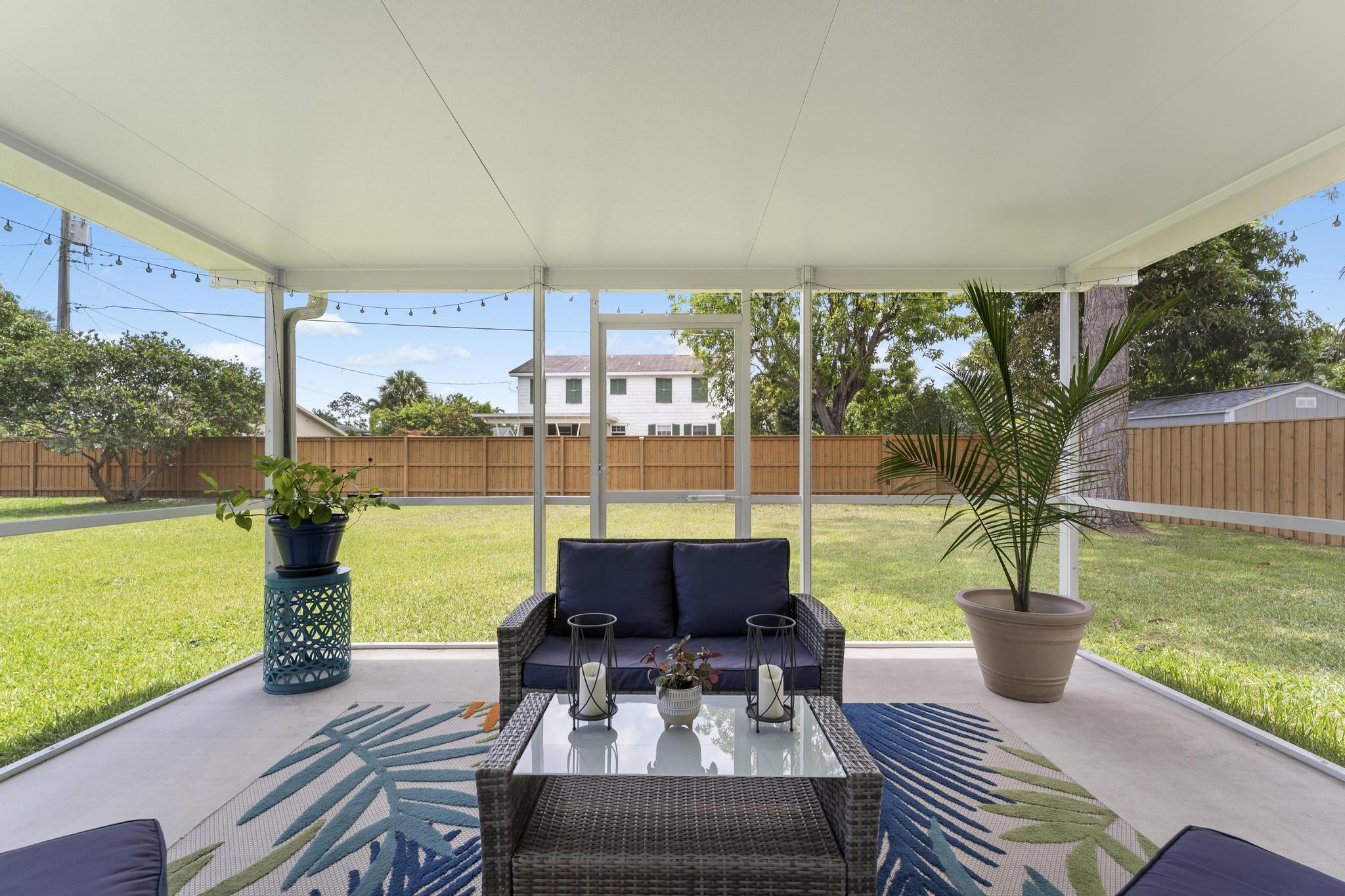 1806 Barbados Road Lake Clarke Shores, FL 33406 - Photo 21 of 41 Screened Porch