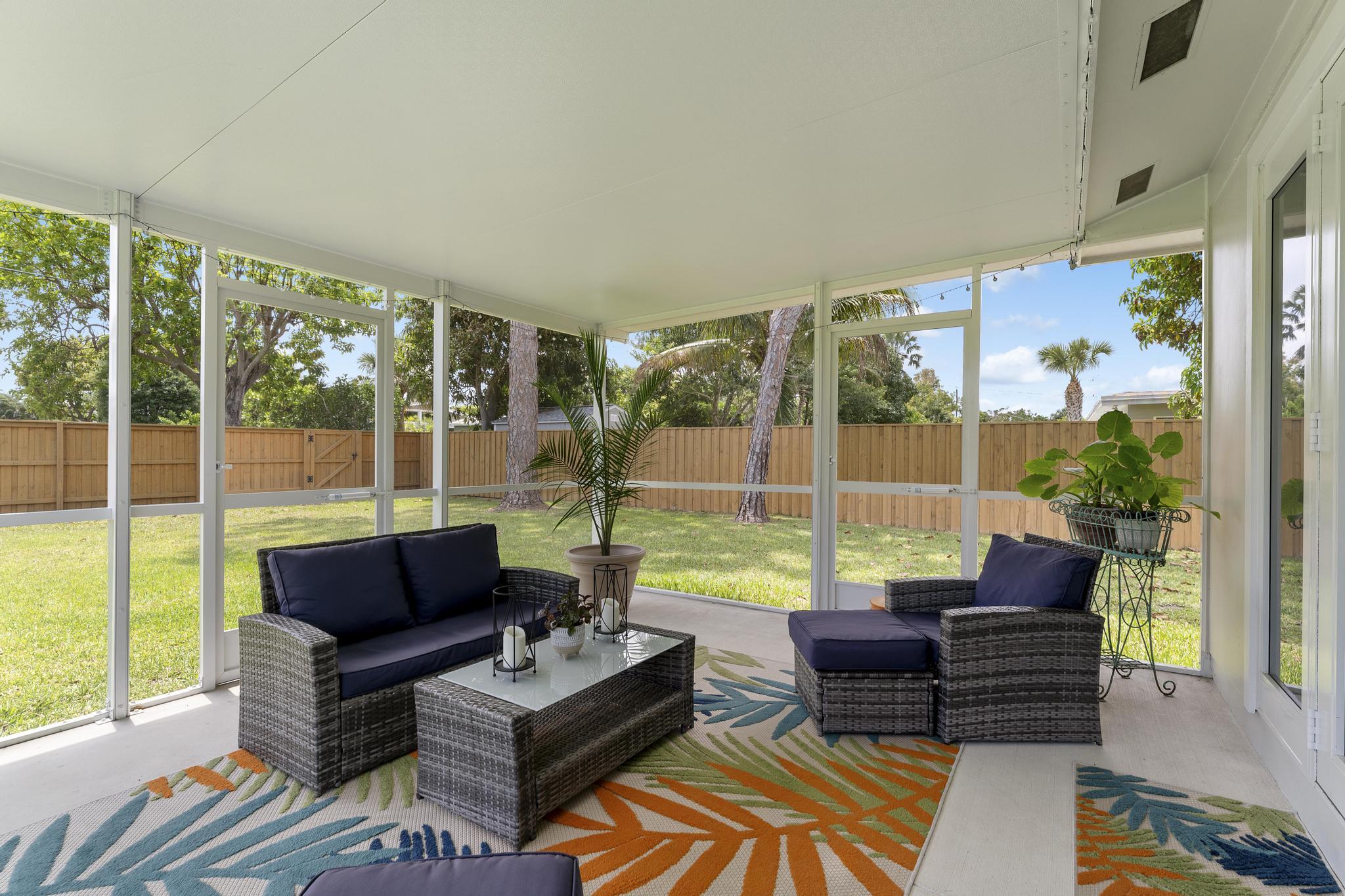 1806 Barbados Road Lake Clarke Shores, FL 33406 - Photo 22 of 41 Screened Porch