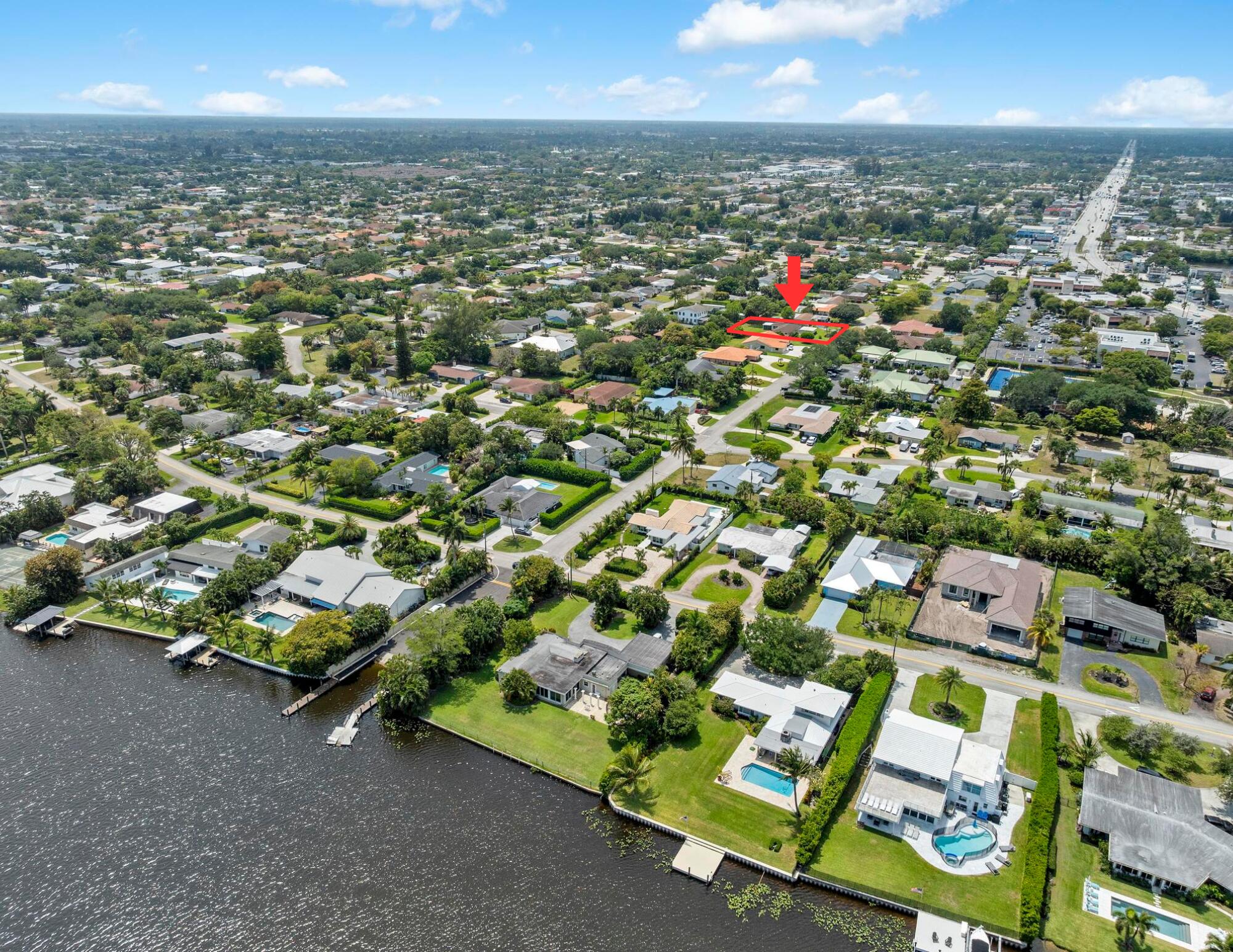 1806 Barbados Road Lake Clarke Shores, FL 33406 - Photo 39 of 41 Aerial