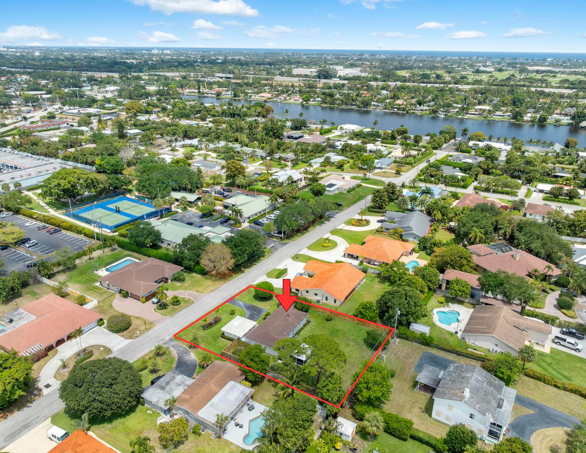 1806 Barbados Road Lake Clarke Shores, FL 33406 - Photo 40 of 41 Aerial